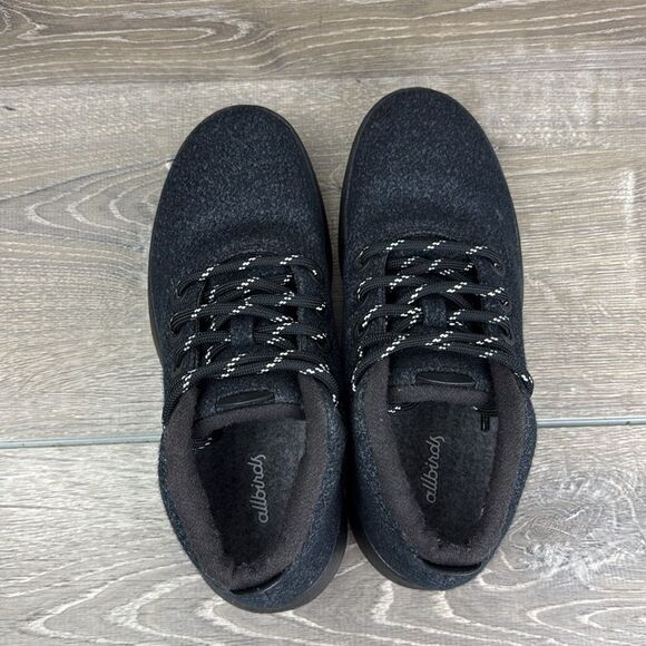 Allbirds Wool Runner Up Mizzle Hi Top Women’s Sz 9 Natural Black Khaki Sneakers - Picture 5 of 10